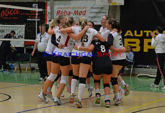 Volleyball Damen 3. Liga Süd SV Sinsheim gegen VC Wiesbaden-2 , 08.10.2016 (© Siegfried)